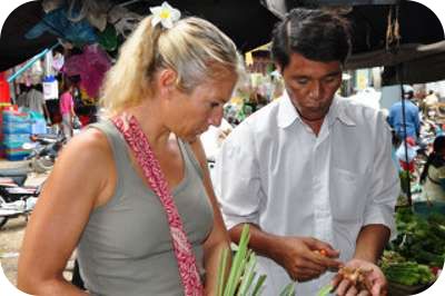 Cooking School Going to Battambang Market